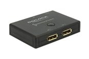 Screen- en audioswitch - DeLOCK Displayport 2 - 1 Switch bidirectional 4K 60 Hz - 18750