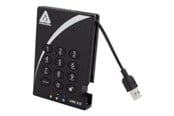 Harde schijf - Extern - Lenovo Apricorn Aegis Padlock 3.0 - 2TB - External Hard drive - Black - 4ZP1P31363