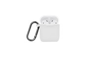 Mobiel - Overige accessoires - NORTH Airpods Protective Case Silicone Carabiner White - 616501