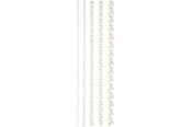 Creatief spelen - Creativ Company Half Adhesive Pearls White 2-8mm 140pcs. - 28316
