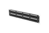 Accessoires - Lanberg Patch Panel 48-Port 2U 19" CAT6 UTP Black - PPU6-2048-B