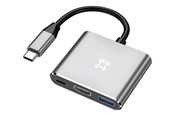 Docking station - XtremeMac XWH-HUB3-13 laptop dock/port replicator - XWH-HUB3-13