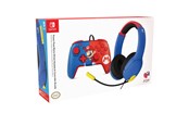 Gaming accessoires - PDP Power Pose Mario Wired Headset & Controller Bundle - Wired Controller - Nintendo Switch - 0708056070298