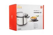 Pannen - Zwilling SIMPLIFY - Cookware set with cover - 5 items - round - silver - 66870-005-0