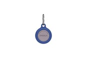 Mobiel - Overige accessoires - ONSALA Airtag Holder Silicone Blue with Keyring - 664063