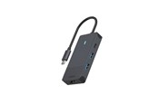USB hub - RAPOO Multiport USB-C UCM-2001 4-i-1 USB-C-Adapter USB hub - 4 - Zwart - 11409