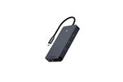 USB hub - RAPOO Multiport USB-C UCM-2005 10-i-1 USB-C-Adapter USB hub - 10 - Zwart - 11413