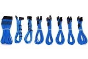 Voedingskabel (intern) - DUTZO Sleeved voeding verlengkabel Pro kit - Blauw - DSC-PCEP30CMBLU