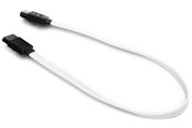 SATA - ATA-kabel - DUTZO SATA-kabel - Wit - 0.3 m - Rechte connector - DC-SATA03WHT