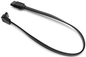 SATA - ATA-kabel - DUTZO SATA-kabel - Zwart - 0.3 m - Recht & 90° connector - DC-SATA9003BLK
