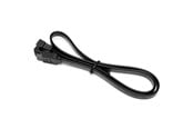 SATA - ATA-kabel - DUTZO SATA-kabel - Zwart - 0.5 m - Recht & 90° connector - DC-SATA9005BLK
