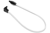 SATA - ATA-kabel - DUTZO SATA-kabel - Wit - 0.3 m - Recht & 90° connector - DC-SATA9003WHT