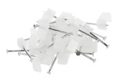 Kabelgoot, Kabelhoes & Kabelbinders - Nordic Quality Cable Clips 3x5mm 25 stk. - 222790