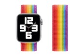 Smartwatch - Accessoires - Lippa Apple Watch LGBT+ Nylon Strap 42/44/45/49 - Rainbow Colors - LPAW046