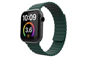 Smartwatch - Accessoires - Lippa Apple Watch Magnetic Silicone Strap 42/44/45/49 - Dark Green - LPAW118
