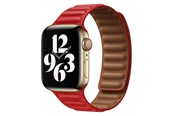 Smartwatch - Accessoires - Lippa Apple Watch magnetisk læderrem 42/44/45/49 - Red - LPAW095