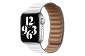 Smartwatch - Accessoires - Lippa Apple Watch magnetisk læderrem 42/44/45/49 - White - LPAW094