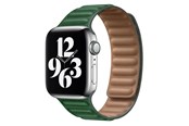 Smartwatch - Accessoires - Lippa Apple Watch Magnetic Leather Strap 38/40/41 - Green / Brown - LPAW063