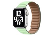 Smartwatch - Accessoires - Lippa Apple Watch Magnetic Leather Strap 38/40/41 - Turquoise / Brown - LPAW062