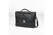 Tassen - Samsonite Computer bag SIDAHO 15.6" Portfolio Leather Black - 29V*09002