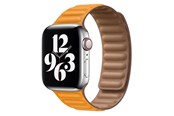 Smartwatch - Accessoires - Lippa Apple Watch Magnetic Leather Strap 38/40/41 - Yellow Brown - LPAW004