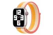 Smartwatch - Accessoires - Lippa Apple Watch nylon strap 42/44/45/49 - White/Yellow - LPAW049