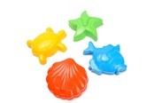 Buiten spelen - Androni Sand molds Sea animals 4 pcs. - 3609-0000
