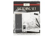 Schrijf- en tekenartikelen - Nassau Sketchpad w. 12 pencils & pencils. - AR0226/GE