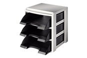 Archivering & Opslag - Leitz Plus - letter tray - black light grey - 53270095