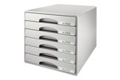 Archivering & Opslag - Leitz Drawer cabinet Plus 6-drawer Grey - 52120085
