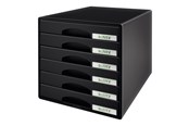 Archivering & Opslag - Leitz Drawer cabinet Plus 6-drawer Black - 52120095