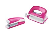 Bureau-accessoires - Leitz WOW NeXXt desk accessories set - 10 sheets - metal - metallic pink - 55612023