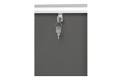 Conferentie & Presentatie - Nobo enclosed bulletin board - 965 x 665 mm - grey - 31333500