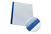 Inkt, toner en verbruiksartikelen - Leitz Binding Covers Thermal  Linen 1.5mm Blue - 177118
