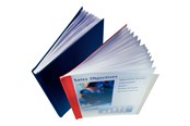 Inkt, toner en verbruiksartikelen - Leitz Binding Covers Thermal  Linen 3mm Blue - 177119