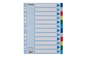 Archivering & Opslag - Esselte - divider - 12 parts - for A4 - tabbed - multicolour - 15262