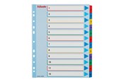 Archivering & Opslag - Esselte - divider - 12 parts - for A4 Maxi - tabbed (pack of 10) - 100209