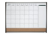 Conferentie & Presentatie - Nobo Quartet combo board: whiteboard bulletin board - 585 x 430 mm - 1903813