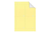 Conferentie & Presentatie - Nobo Printable T-Cards Size 3 Yellow - 2403004