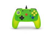Gaming accessoires - Retro Fighters Brawler64 Color Edition v2 - Extreme Green - Wired Controller - Nintendo 64 - 745808421168