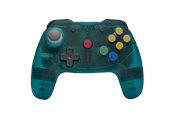 Gaming accessoires - Retro Fighters Brawler64 Bluetooth NSO Edition - Blue - Wireless Controller - Nintendo Switch - 850046080074