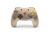 Gaming accessoires - Retro Fighters Brawler64 Bluetooth NSO Edition - Gold - Wireless Controller - Nintendo Switch - 850046080227