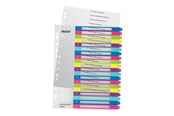 Archivering & Opslag - Leitz WOW - divider - 20 parts - for A4 Maxi - tabbed - multicolour - 12450000