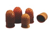 Bureau-accessoires - Rexel Size 3 - thimblette - rubber - dark orange (pack of 10) - 23520307