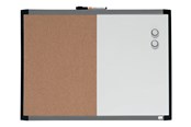 Conferentie & Presentatie - Nobo Quartet combo board: whiteboard bulletin board - 585 x 430 mm - 1903784