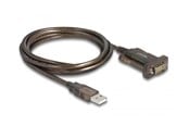 Netwerk-adapter (netwerkkaart, printserver, enz.) - DeLOCK Adapter USB 2.0 Type-A > 1 x Serial DB9 RS-232 - 64073