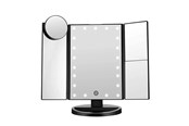 Make-up spiegels - UNIQ Hollywood trifold make up spejl sort - 4777