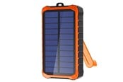 Powerbank - 4smarts Prepper solar power bank - Li-pol - 10.5 Watt Powerbank - Oranje - 12000 mAh - 456633