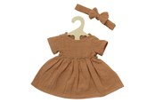 Dolls & Accessories - Heless Doll dress Brown with Ruffles 35-45 cm - 2425
