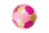 Buiten spelen - LG-Imports Metallic Football Pink 15cm - 4850
